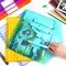 6 Pack Binder Pocket Folders (6 Pack 11 Hole- Colorful) 12 x 9.4 inches